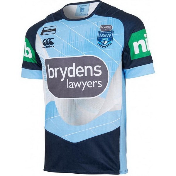 Camiseta de Entrenamiento Rugby Nsw Blues 2018 Azul Claro